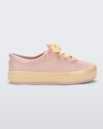 Mini Melissa Fashion Street Sneaker-Baby Pink-Yellow - Image 3