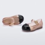 Mini Melissa Fashion Sweet Love Cap Toe Flat-Baby Beige