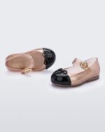 Mini Melissa Fashion Sweet Love Cap Toe Flat-Baby Beige