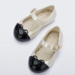 Mini Melissa Fashion Sweet Love Cap Toe Flat-Baby White