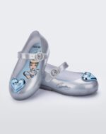 Mini Melissa Fashion Sweet Love Disney Princess Flat-Baby Silver - Image 2