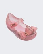 Mini Melissa Fashion Ultragirl Butterfly Flat-Baby Pink - Image 3