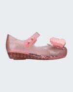 Mini Melissa Fashion Ultragirl Butterfly Flat-Baby Pink - Image 4