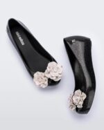 Mini Melissa Fashion Ultragirl Garden-Kids Black-White