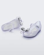 Mini Melissa Fashion Ultragirl Stars-Baby Clear Glitter-White - Image 2