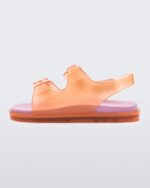 Mini Melissa Fashion Wide Sandal-Baby Orange-Pink - Image 2