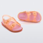 Mini Melissa Fashion Wide Sandal-Baby Orange-Pink