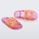 Mini Melissa Fashion Wide Sandal-Kids Orange