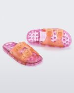 Mini Melissa Fashion Wide Sandal-Kids Orange