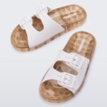 Mini Melissa Fashion Wide Sandal-Kids White