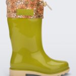 Mini Rain Boot Kids Green Melissa Fashion