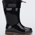 Mini Rain Boot Kids Melissa Fashion Black