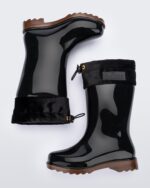 Mini Rain Boot Kids Melissa Fashion Black - Image 3
