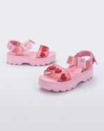 Pink Melissa Fashion Kick Off Sandal Lazy Oaf - Image 3