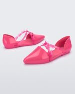 Pink Melissa Fashion Pointy Stripe Fly - Image 4