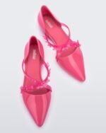 Pink Melissa Fashion Pointy Stripe Fly - Image 5