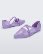 Pointy Stripe Fly Melissa Fashion Lilac - Image 3