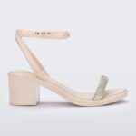 Shiny Heel Beige Melissa Fashion