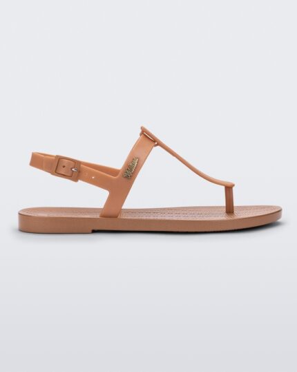 Sun Ventura Metallic Beige Melissa Fashion