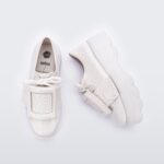 White Melissa Fashion Kick Off Buckle Up Viktor & Rolf
