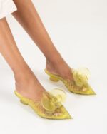 Yellow Court Shoe Flower Y Project Melissa Fashion - Image 2